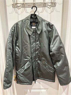 Vintage Alpha Industries USA Made Military Jacket Large NWOT